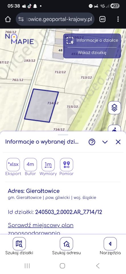 Działka budowlana Gierałtowice, ul. Stachury. Zdjęcie 1