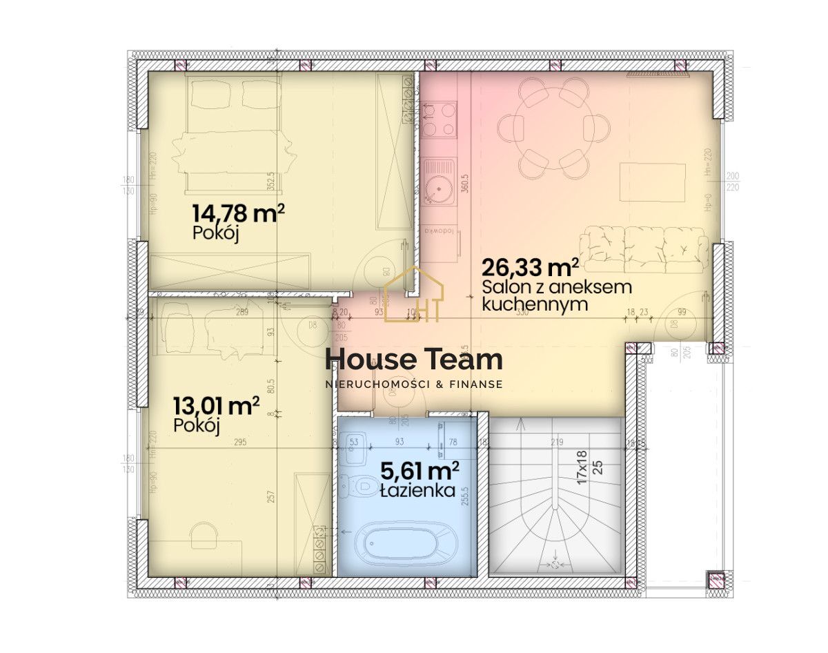 Mieszkanie 3-pokojowe Osielsko. Zdjęcie 14