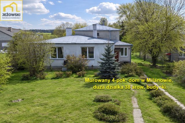 dom wolnostojący, 4 pokoje Milanów, ul. Wojska Polskiego. Zdjęcie 1