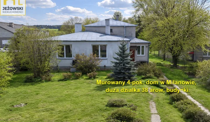 dom wolnostojący, 4 pokoje Milanów, ul. Wojska Polskiego