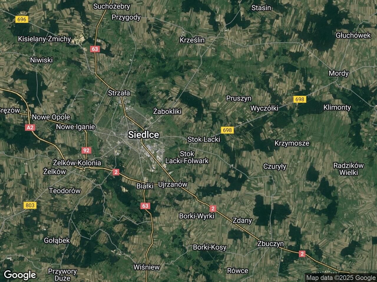 Działka budowlana Stok Lacki-Folwark, ul. Siedlecka