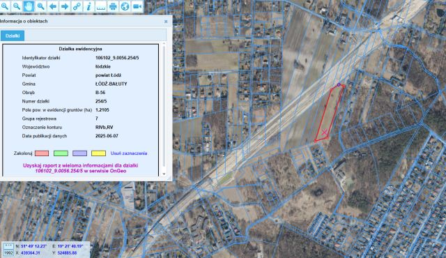 Działka rolna Łódź Bałuty, ul. Spadkowa. Zdjęcie 3