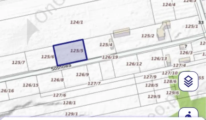 Działka budowlana Nowe Budy, ul. Sosnowa