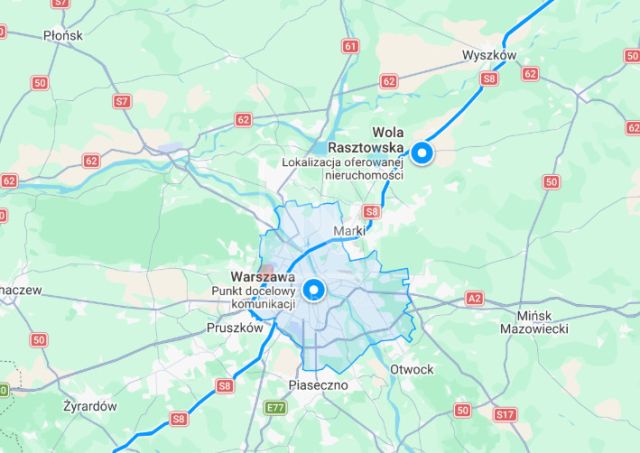 Działka budowlana Wola Rasztowska, ul. Warszawska. Zdjęcie 1