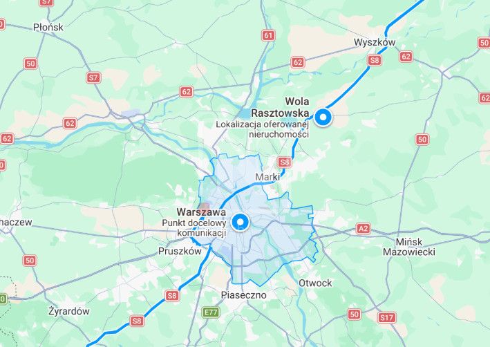 Działka budowlana Wola Rasztowska, ul. Warszawska. Zdjęcie 1