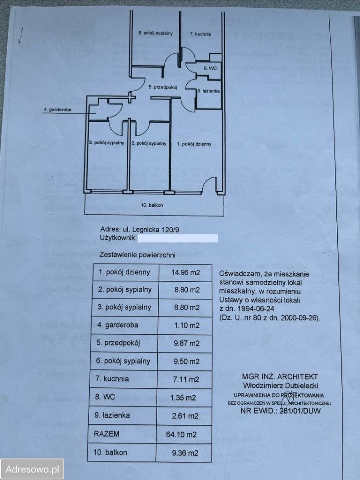 Mieszkanie 4-pokojowe Wrocław Fabryczna, ul. Legnicka. Zdjęcie 20