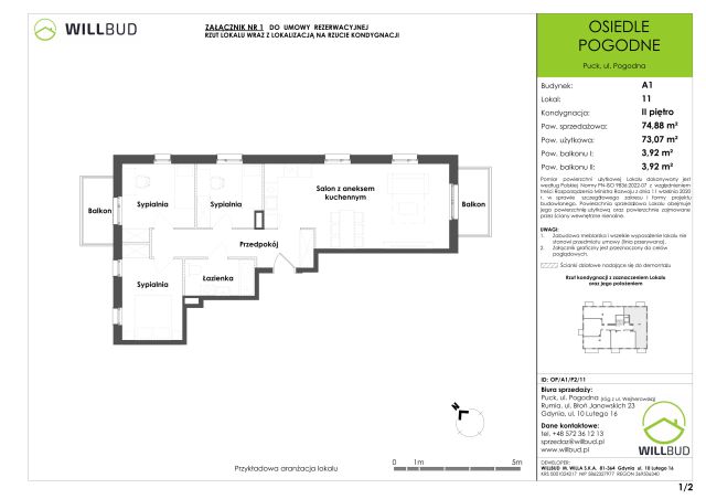 Mieszkanie 4-pokojowe Puck, ul. Pogodna. Zdjęcie 9