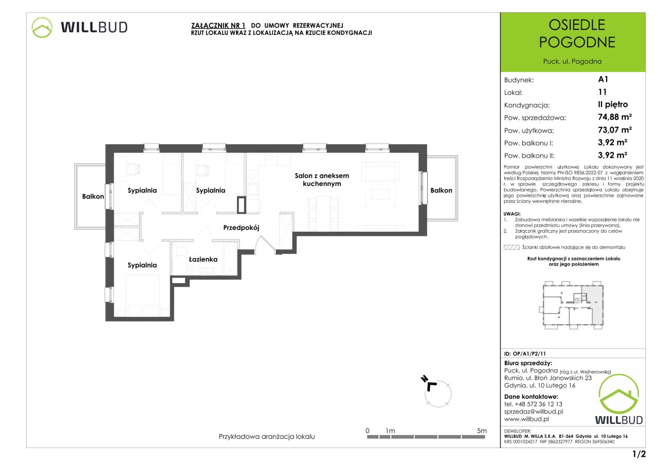 Mieszkanie 4-pokojowe Puck, ul. Pogodna. Zdjęcie 9