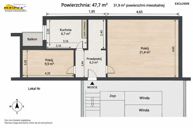 Mieszkanie 2-pokojowe Szczecin, ul. Jodłowa. Zdjęcie 13