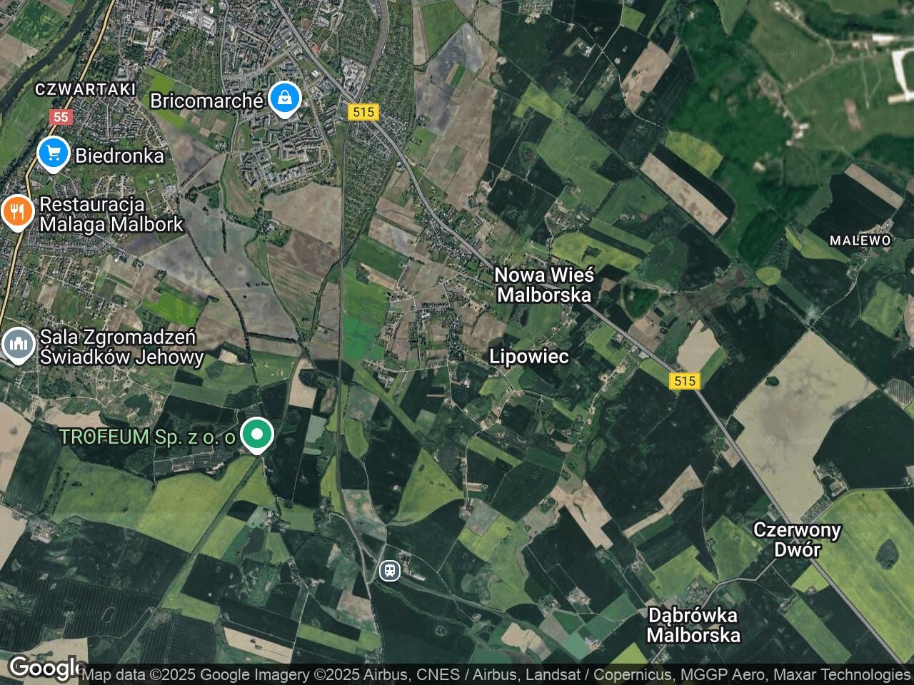 Działka rolno-budowlana Nowa Wieś Malborska, ul. Zwierzyniecka