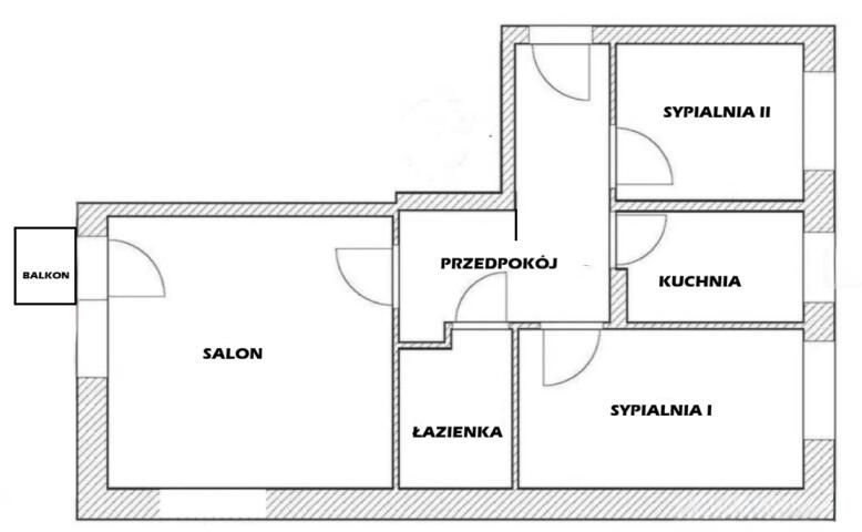 Mieszkanie 3-pokojowe Kraków Nowa Huta, os. Złotego Wieku. Zdjęcie 9