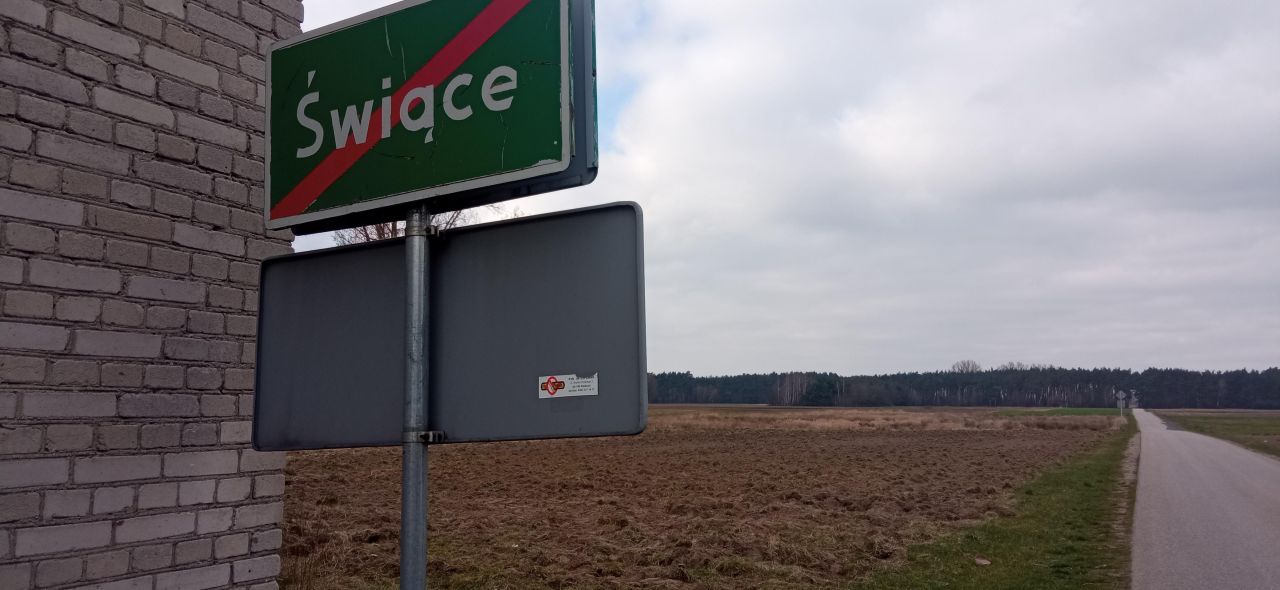 Działka rolna Świące