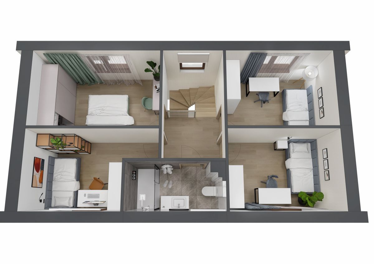 Mieszkanie 5-pokojowe Święta Katarzyna, ul. Główna. Zdjęcie 12