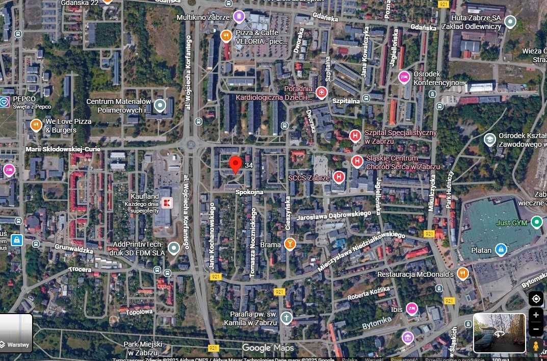 Mieszkanie 1-pokojowe Zabrze Centrum, ul. Tomasza Nocznickiego. Zdjęcie 4