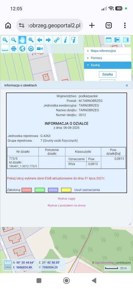 Działka budowlana Tarnobrzeg, ul. św. Onufrego. Zdjęcie 2