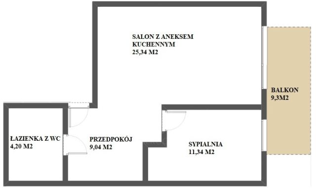 Mieszkanie 2-pokojowe Lublin Czechów, ul. Północna. Zdjęcie 10