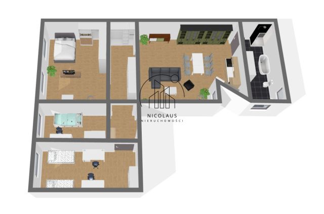 Mieszkanie 3-pokojowe Chełmno, ul. Biskupia. Zdjęcie 17