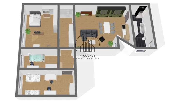Mieszkanie 3-pokojowe Chełmno, ul. Biskupia