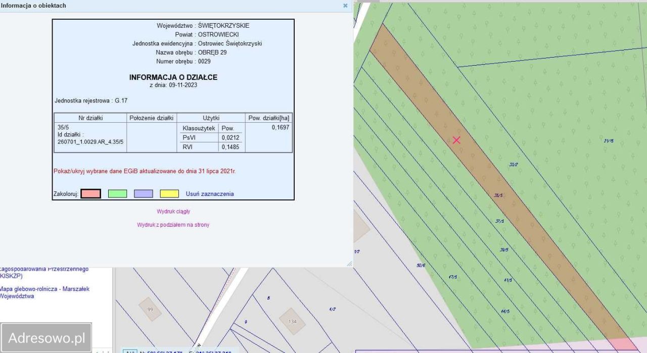 Działka rolno-budowlana Ostrowiec Świętokrzyski, ul. Tomaszów. Zdjęcie 3
