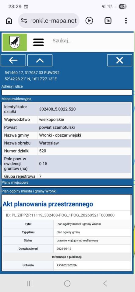 Działka rolna Wartosław. Zdjęcie 2