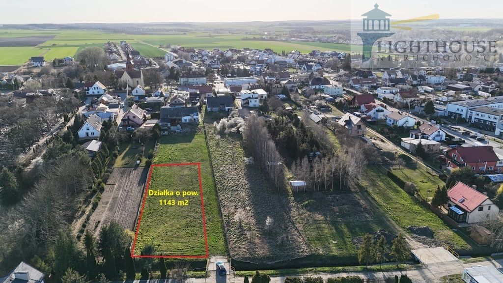 Działka budowlana Łęgowo, ul. Szkolna