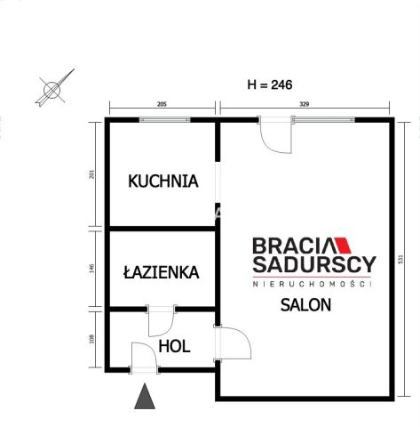 Mieszkanie 1-pokojowe Wieliczka, ul. Wincentego Pola. Zdjęcie 13