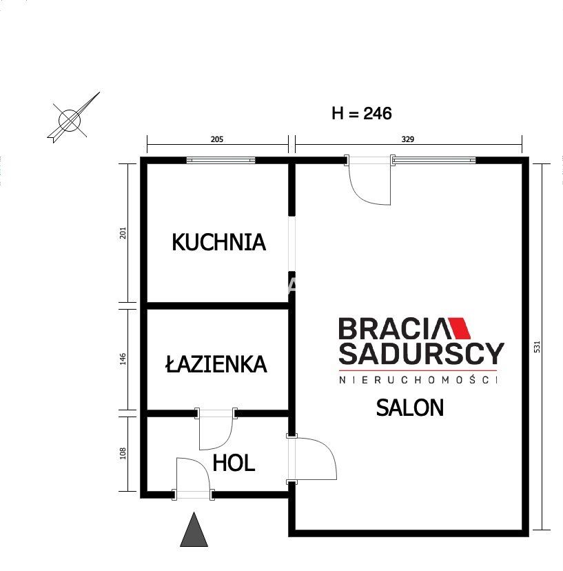 Mieszkanie 1-pokojowe Wieliczka, ul. Wincentego Pola. Zdjęcie 13