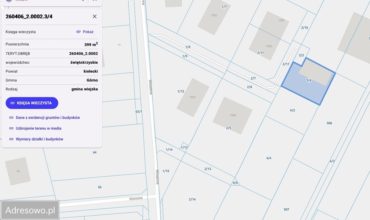 Działka budowlana Cedzyna. Zdjęcie 18