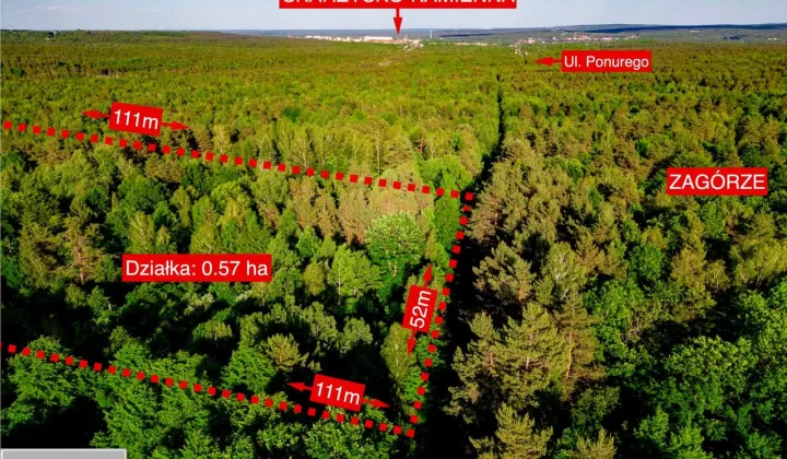 Działka budowlana Zagórze
