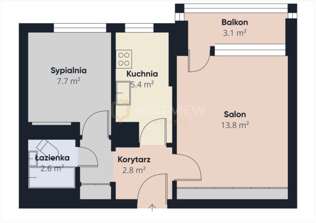 Mieszkanie 2-pokojowe Warszawa Wola, ul. Okocimska. Zdjęcie 15