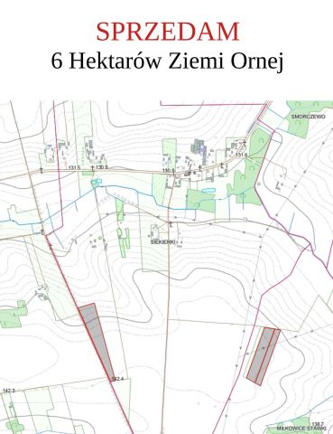 Działka rolna Siekierki. Zdjęcie 1