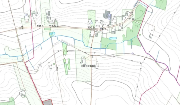 Działka rolna Siekierki