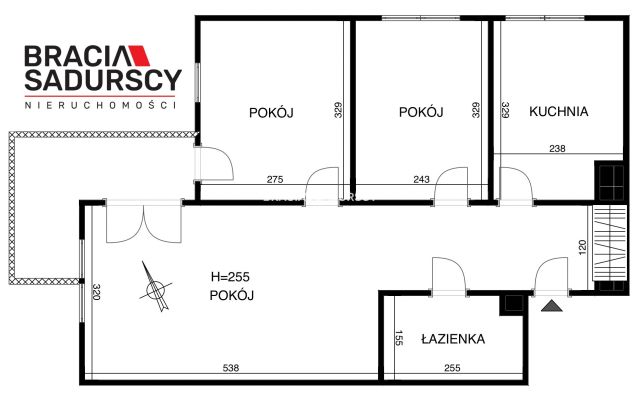 Mieszkanie 3-pokojowe Kraków Podgórze Duchackie, ul. Kordiana. Zdjęcie 26