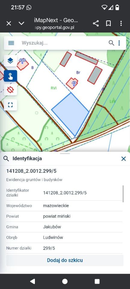 Działka budowlana Ludwinów. Zdjęcie 2