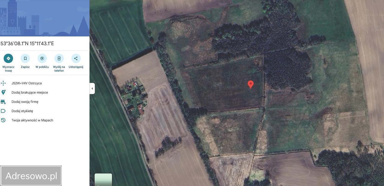 Działka rolna Ostrzyca. Zdjęcie 3