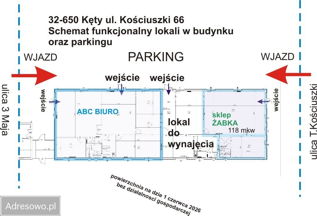Lokal Kęty, ul. Tadeusza Kościuszki. Zdjęcie 6