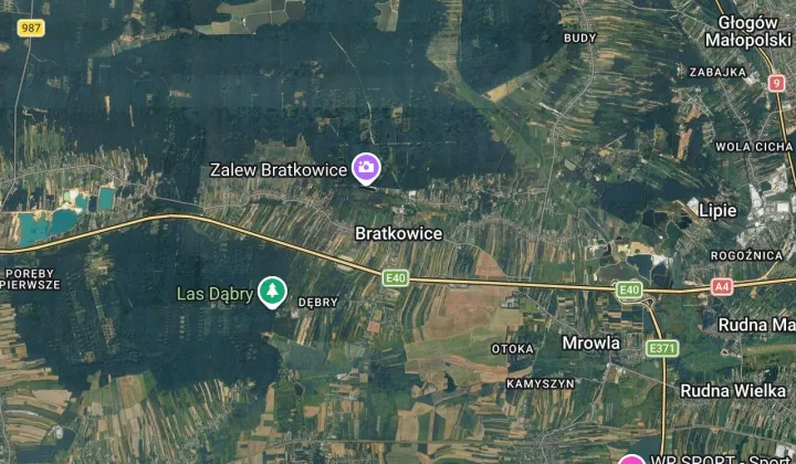 Działka rolno-budowlana Bratkowice Zastawie, Bratkowice