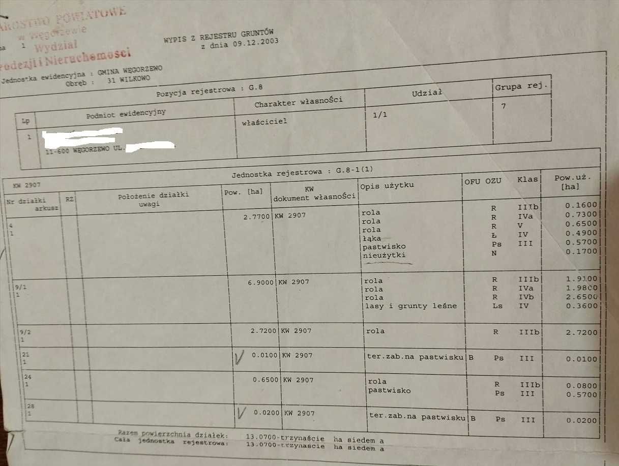 Działka rolna Wilkowo. Zdjęcie 6