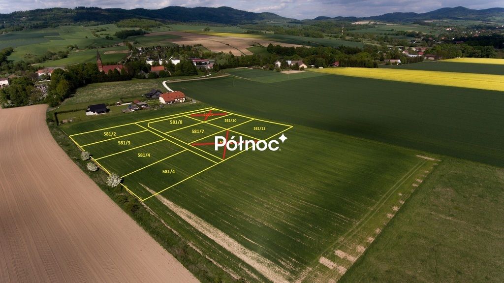 Działka budowlana Jaszkowa Dolna. Zdjęcie 3