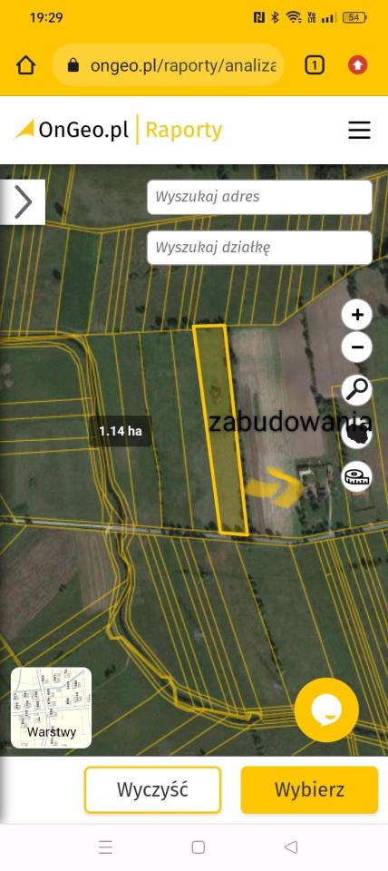 Działka rolna Leśniaki Chabielskie. Zdjęcie 4