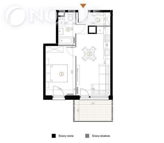 Mieszkanie 2-pokojowe Katowice, ul. Ignacego Paderewskiego. Zdjęcie 1