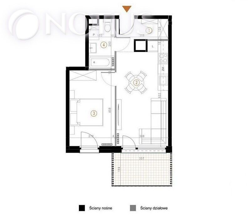 Mieszkanie 2-pokojowe Katowice, ul. Ignacego Paderewskiego. Zdjęcie 1