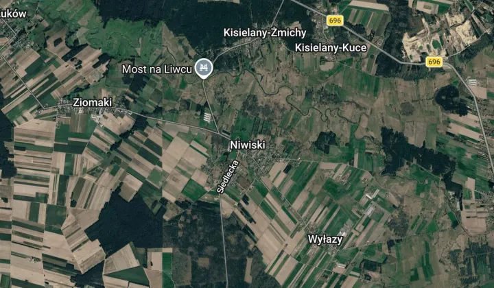 Działka leśna Niwiski Tuszetów
