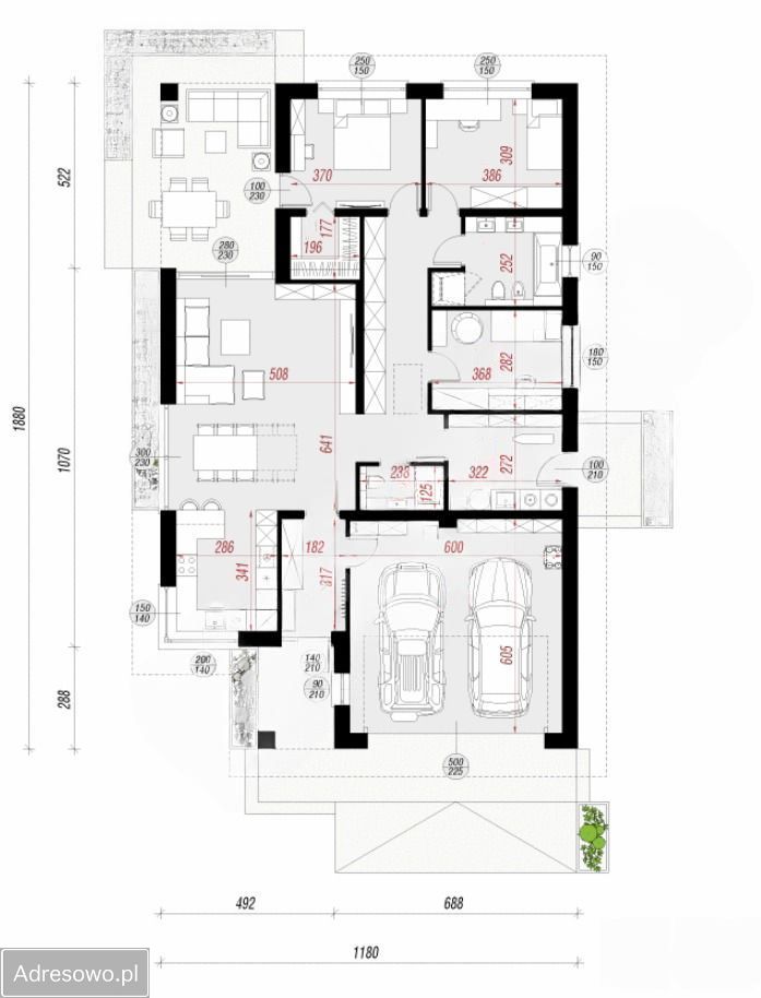 dom wolnostojący, 4 pokoje Nowe Gniewniewice. Zdjęcie 4