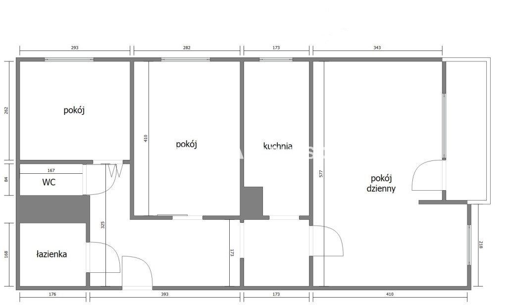 Mieszkanie 3-pokojowe Kraków Czyżyny, os. Dywizjonu 303. Zdjęcie 33