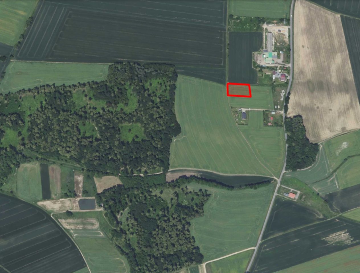Działka rolno-budowlana Targoszyn. Zdjęcie 1