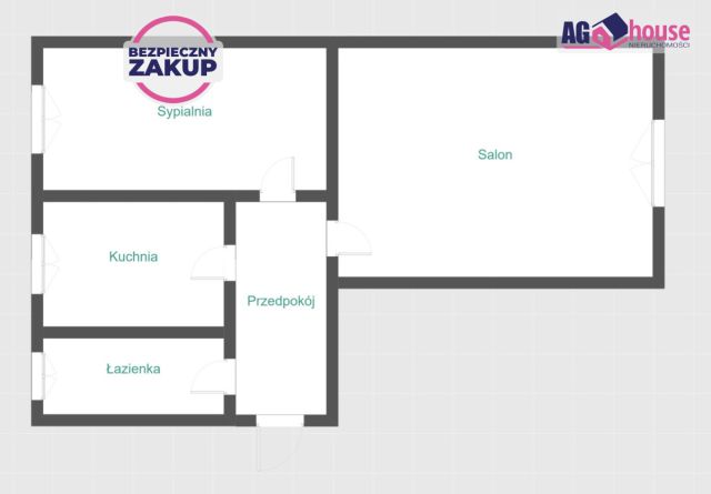 Mieszkanie 2-pokojowe Gdańsk Wrzeszcz, ul. Tadeusza Kościuszki. Zdjęcie 12