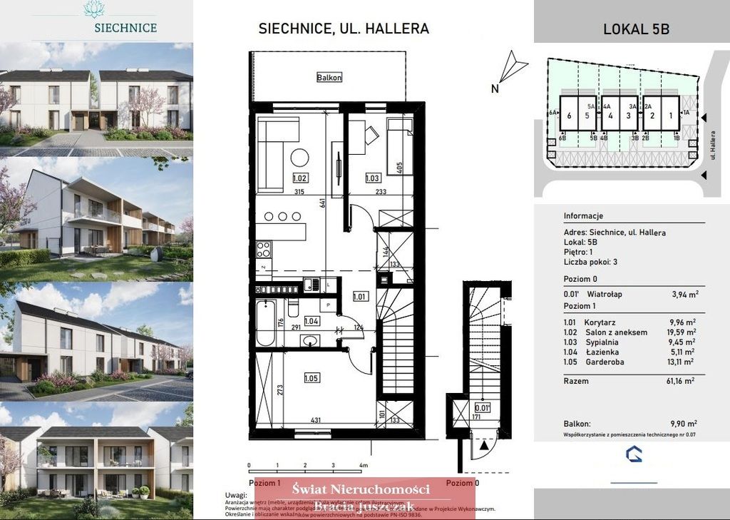 Mieszkanie 3-pokojowe Siechnice. Zdjęcie 6