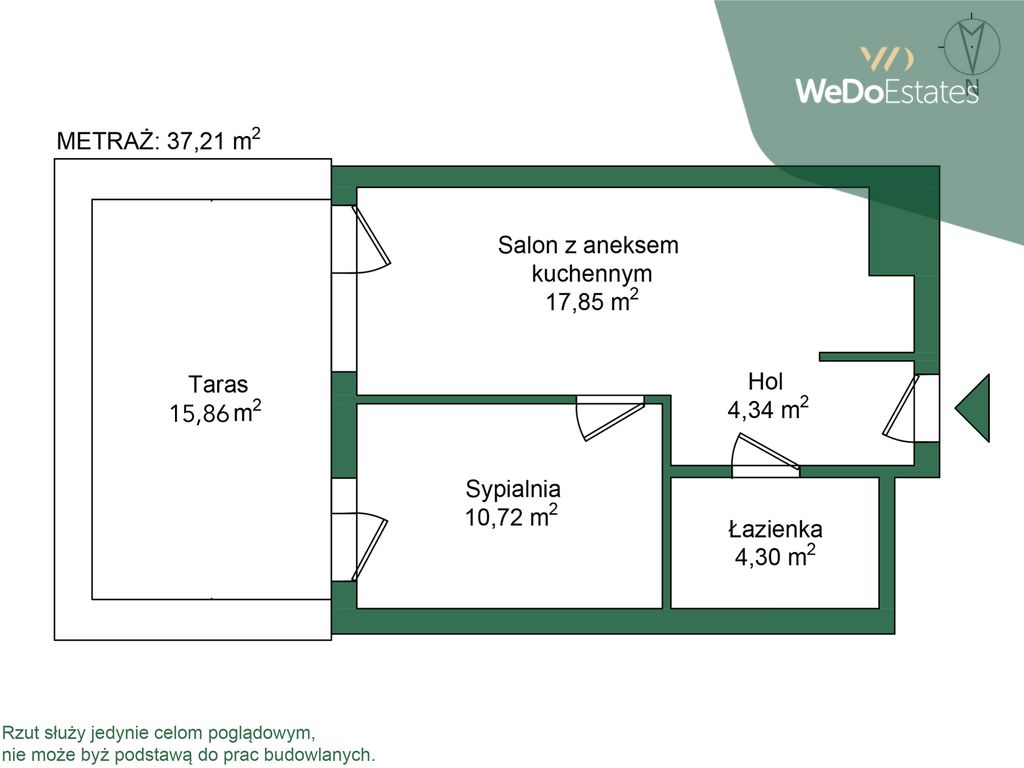 Mieszkanie 2-pokojowe Warszawa Bielany, ul. Lekka. Zdjęcie 13