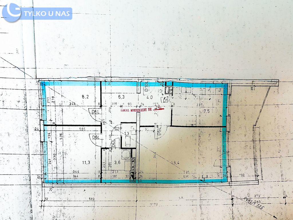 Mieszkanie 4-pokojowe Kraków Czyżyny, os. Dywizjonu 303. Zdjęcie 19